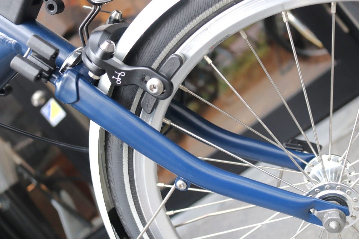 BROMPTON - 2019ブロンプトン美品M6Lテンベストブルー 最上位モデル Brompton ブロンプトン BROMPTON M6L カスタム 2019モデル テンペスト
