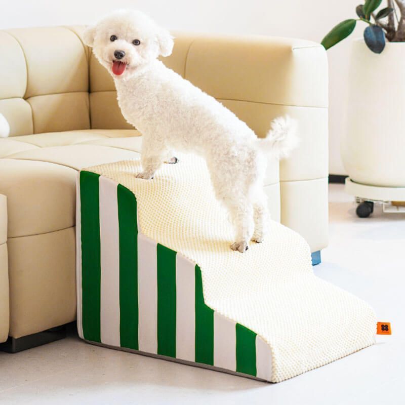 ドッグステップ ペット 階段 3段 2段 スロープ 犬 猫 ステップ 踏み台 ペットステップ 洗える カバー 取り外し ソファー階段 滑り止め 柔らか ふかふか クッション 高齢犬 足腰に優しい 怪我防止 段差 ペットサポート 3段