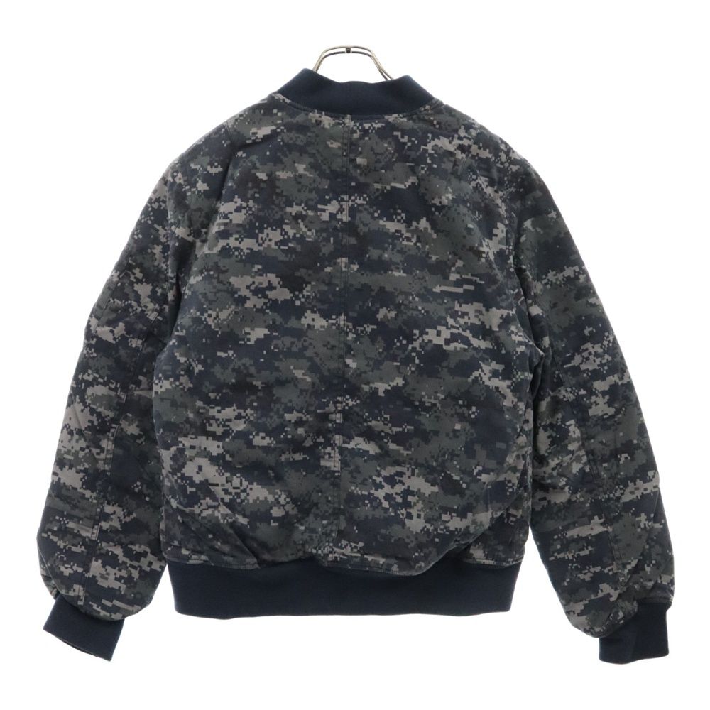 SUPREME (シュプリーム) 17AW Digi Camo MA-1 デジカモ総柄 ジップ