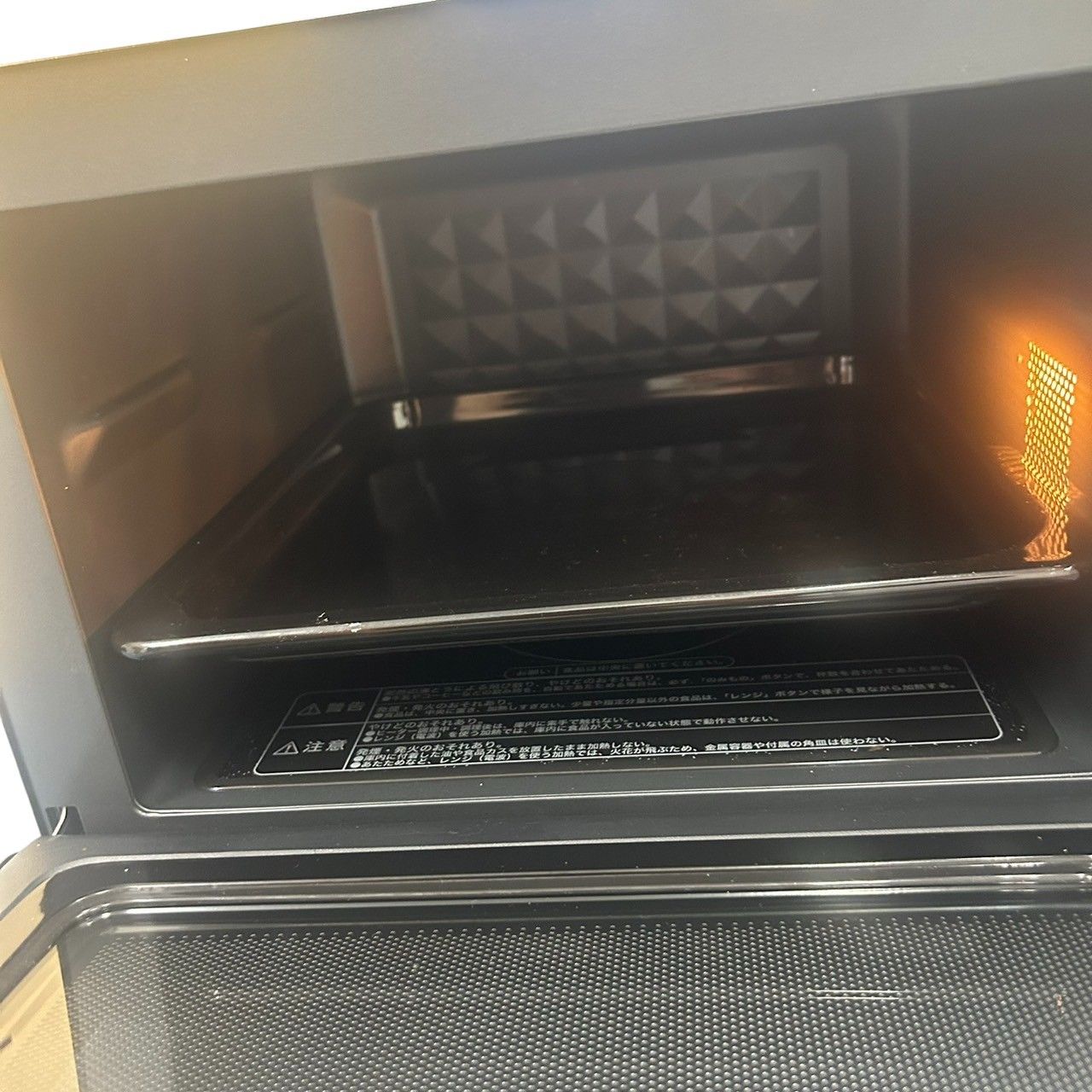 ニトリ フラットオーブンレンジ 2022年製 ET-626A ブラック 黒