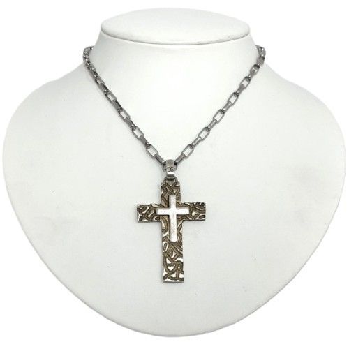 ドルチェ ガッバーナ ロザリオ クロス 925 スターリングシルバー