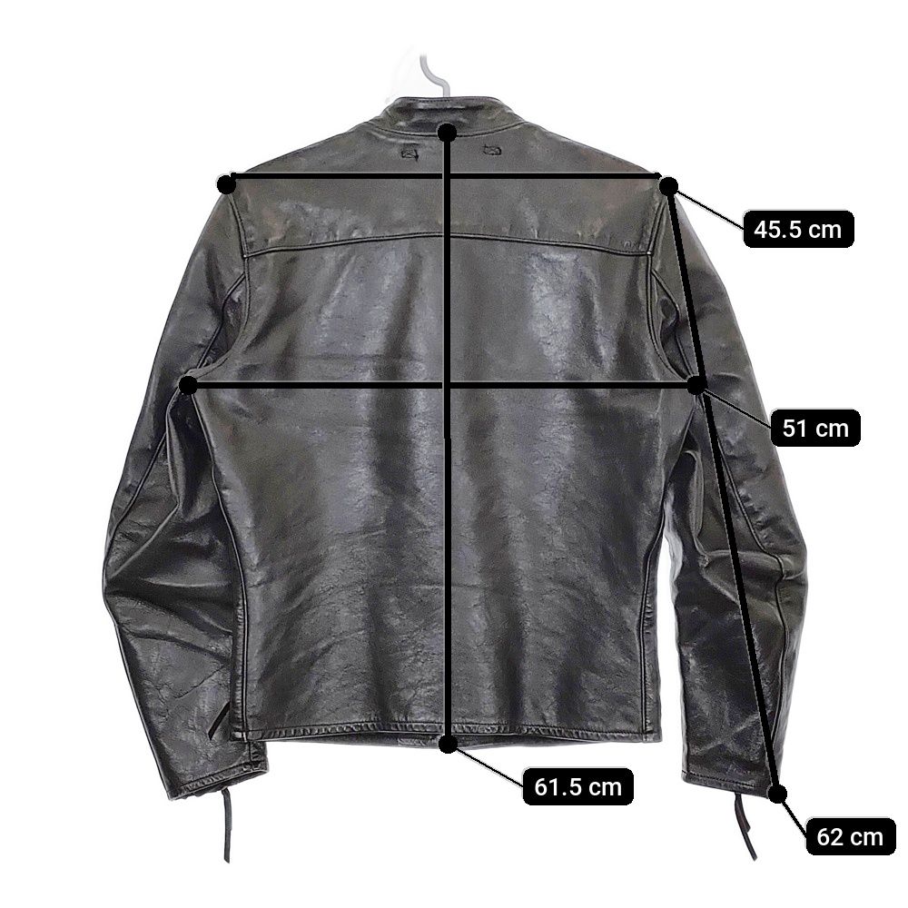 ISSEY MIYAKE/The REAL McCOY'S 馬革 ホースハイド シングルライダース