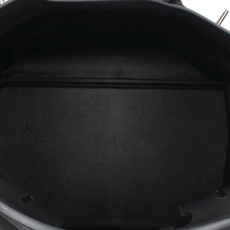 エルメス オータクロア40 B刻印 SV金具ブラックトートバッグ メンズ 40  