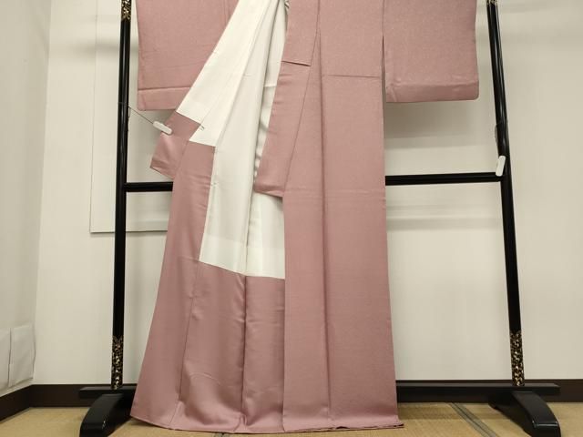 平和屋着物■上質な色無地　作家物　紅梅色　逸品　未使用　BAAJ6126ck 平和屋着物＊夏物 色無地 絽 紅消鼠色 正絹 逸品 AAAZ0434jd 平和