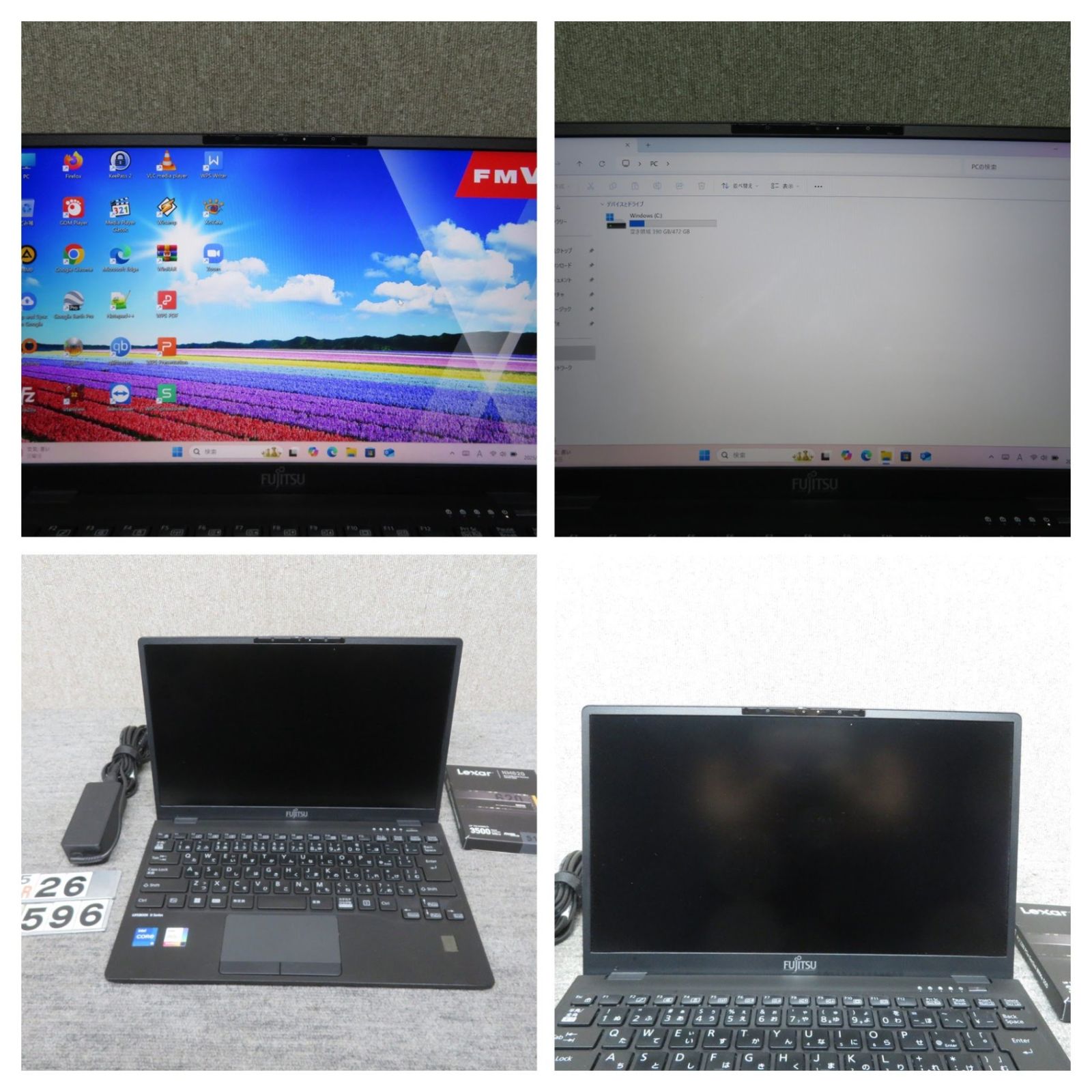高速12世代CPU・超軽】◇ FUJITSU LIFEBOOK U9312/K FMVU4902J / 13.3