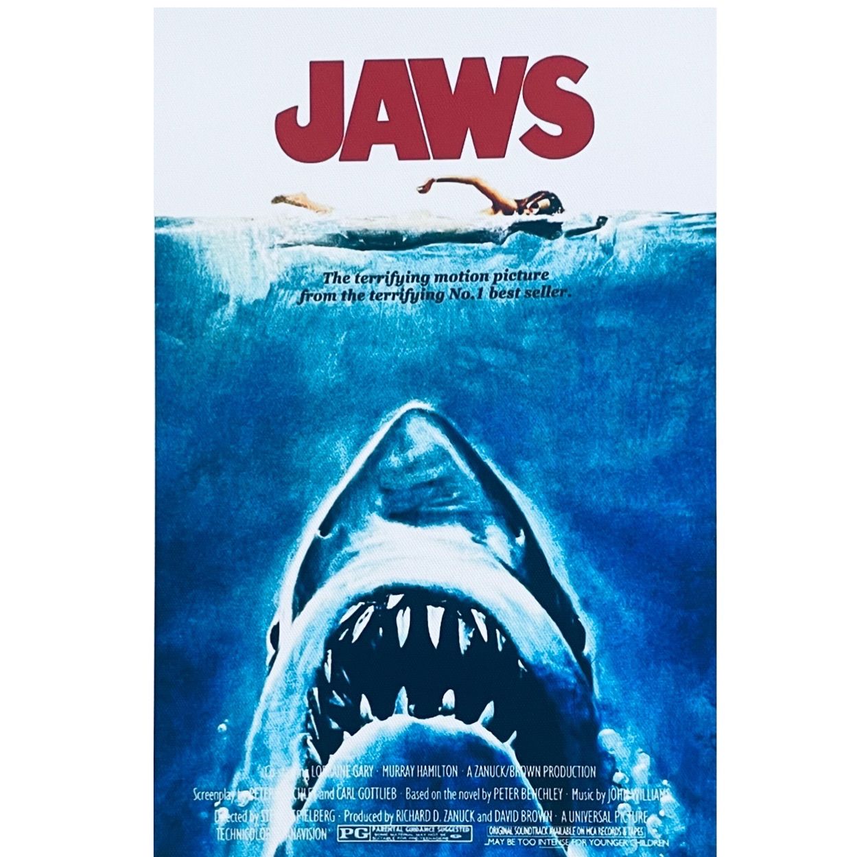 194A4 映画 ポスター ジョーズ JAWS 洋画 鮫 スピルバーグ レトロ 