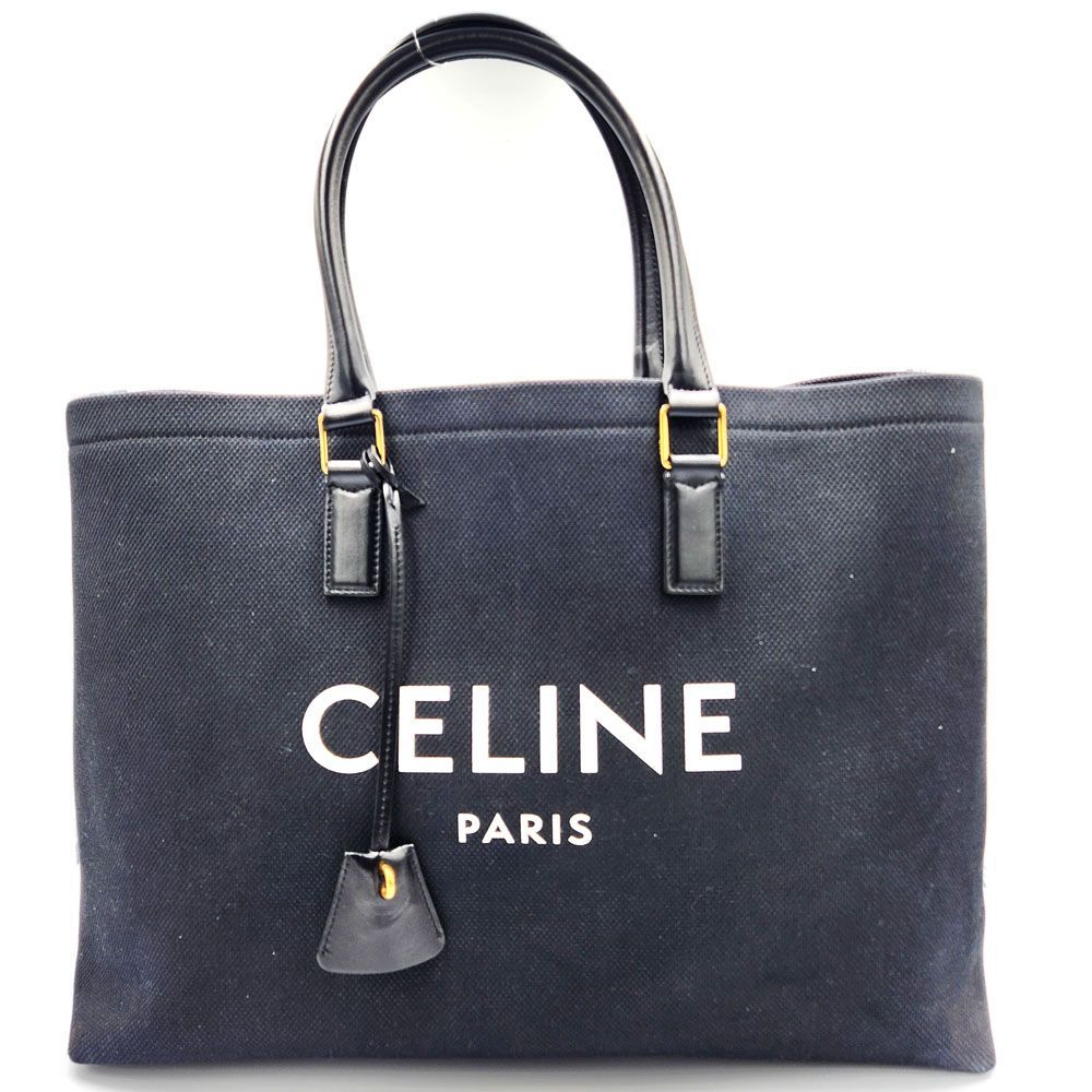 セリーヌ CELINE ホリゾンタルカバ 190062 ブラック キャンバス