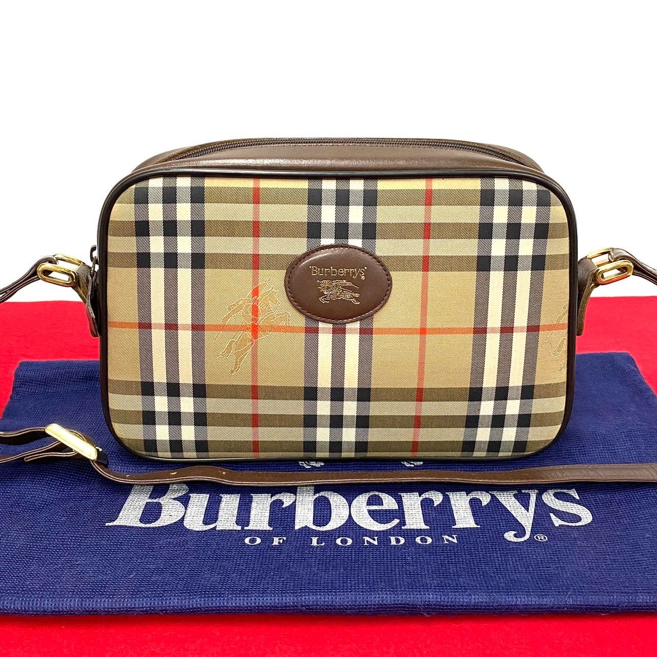 極 美品 BURBERRY バーバリーズ ヴィンテージ ノバチェック