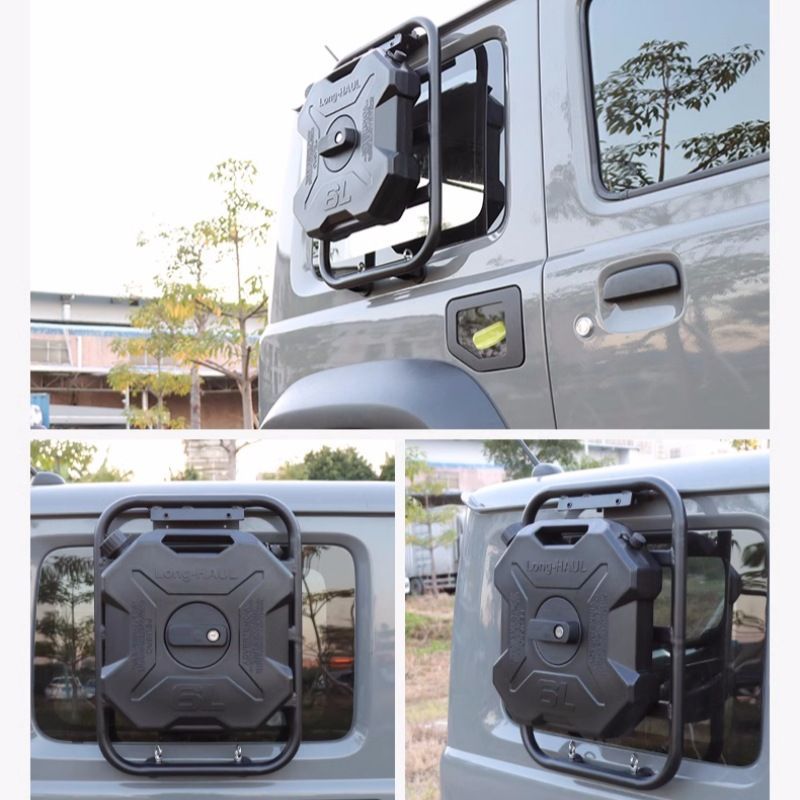 2018 ジムニーJB64 JB74用 黒色サイドエクステンションキット 6L油タンク ロック付き 無損傷取り付け