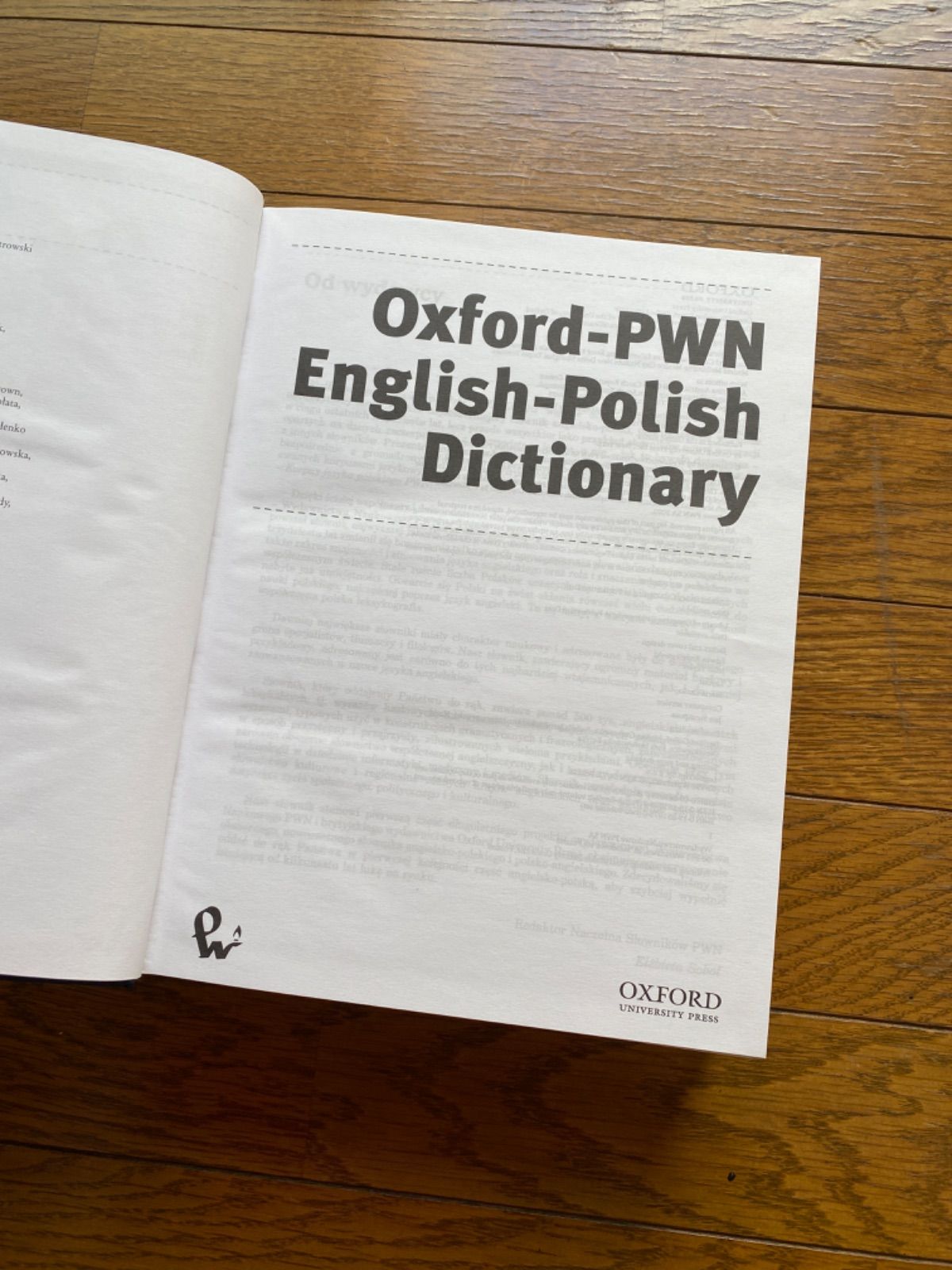 PWN OXFORD POLSKO ANGIELSKI ポーランド語 辞典 辞書 - 洋書