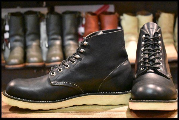 【9D 美品 12年】レッドウィング 9070 アイリッシュセッター ブラック ハーネス 黒 プレーントゥ 編み上げ 8165 ブーツ redwing HOPESMORE【FA359】