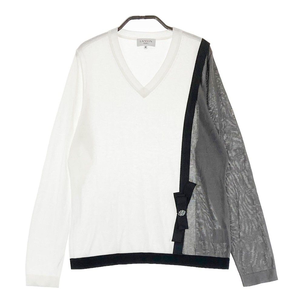 サイズ：40 LANVIN SPORT ランバン スポール フロントリボン