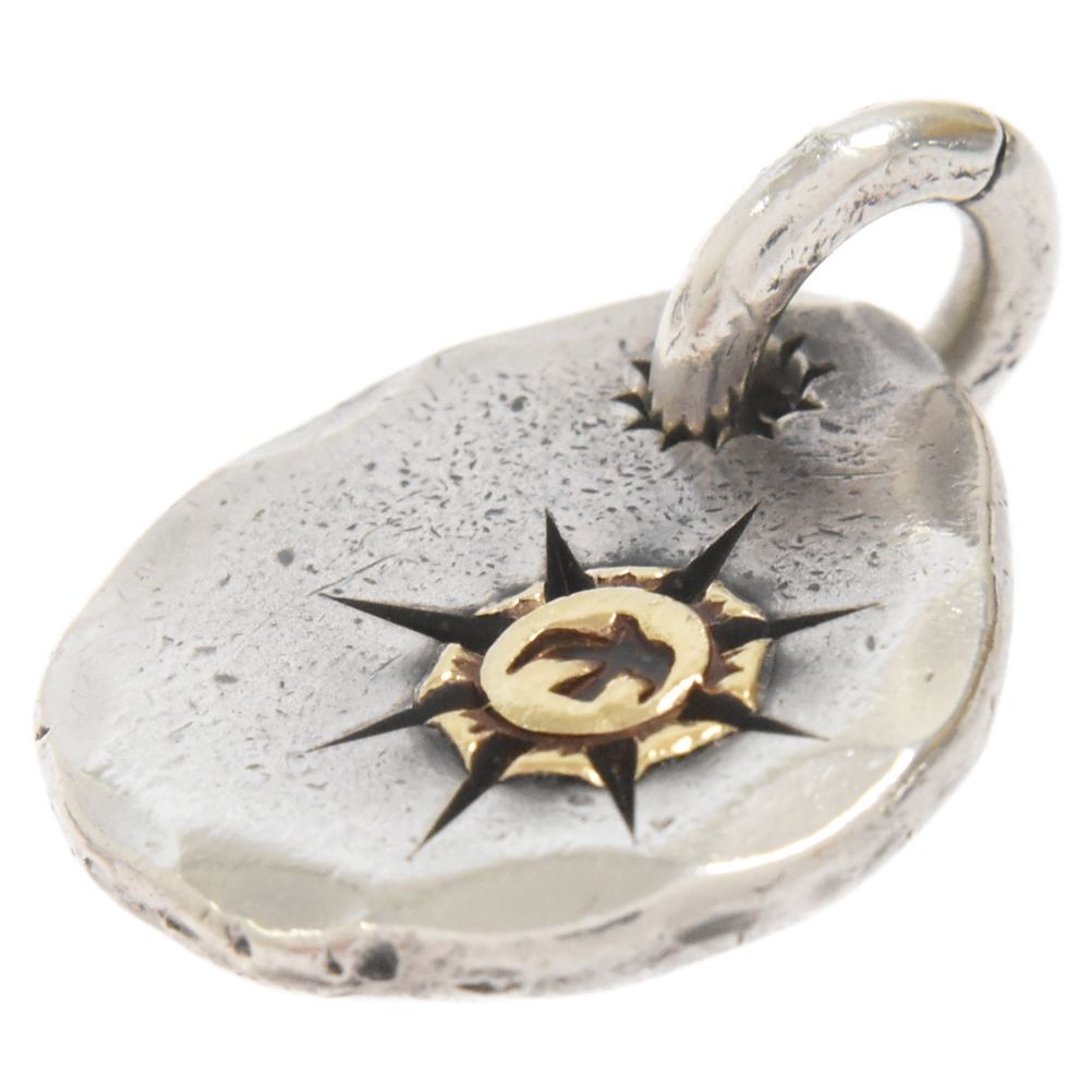 goro's (ゴローズ) 印台ズレ たたきメタル 小 ネックレストップ