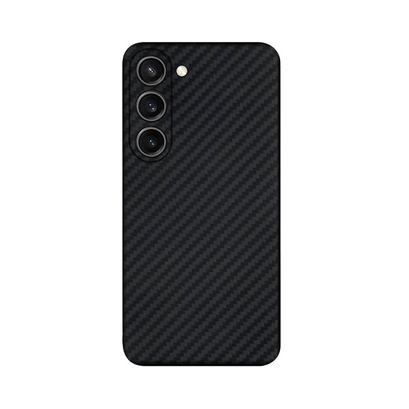 Deff ディーフ Galaxy用 アラミド繊維 薄型 耐衝撃 超軽量 カーボン風 調 ケース GalaxyS23用 0