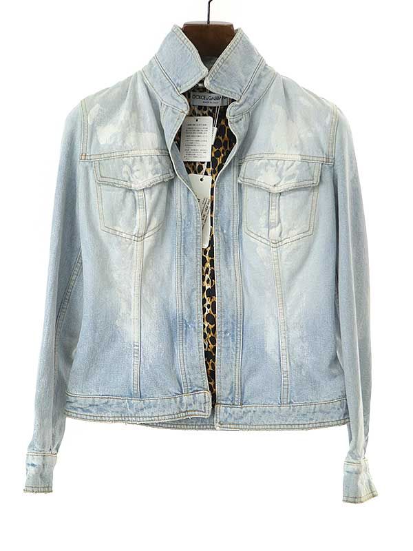 DOLCE&GABBANA ドルチェ＆ガッバーナ 2002SS 裏地レオパードペンキ加工