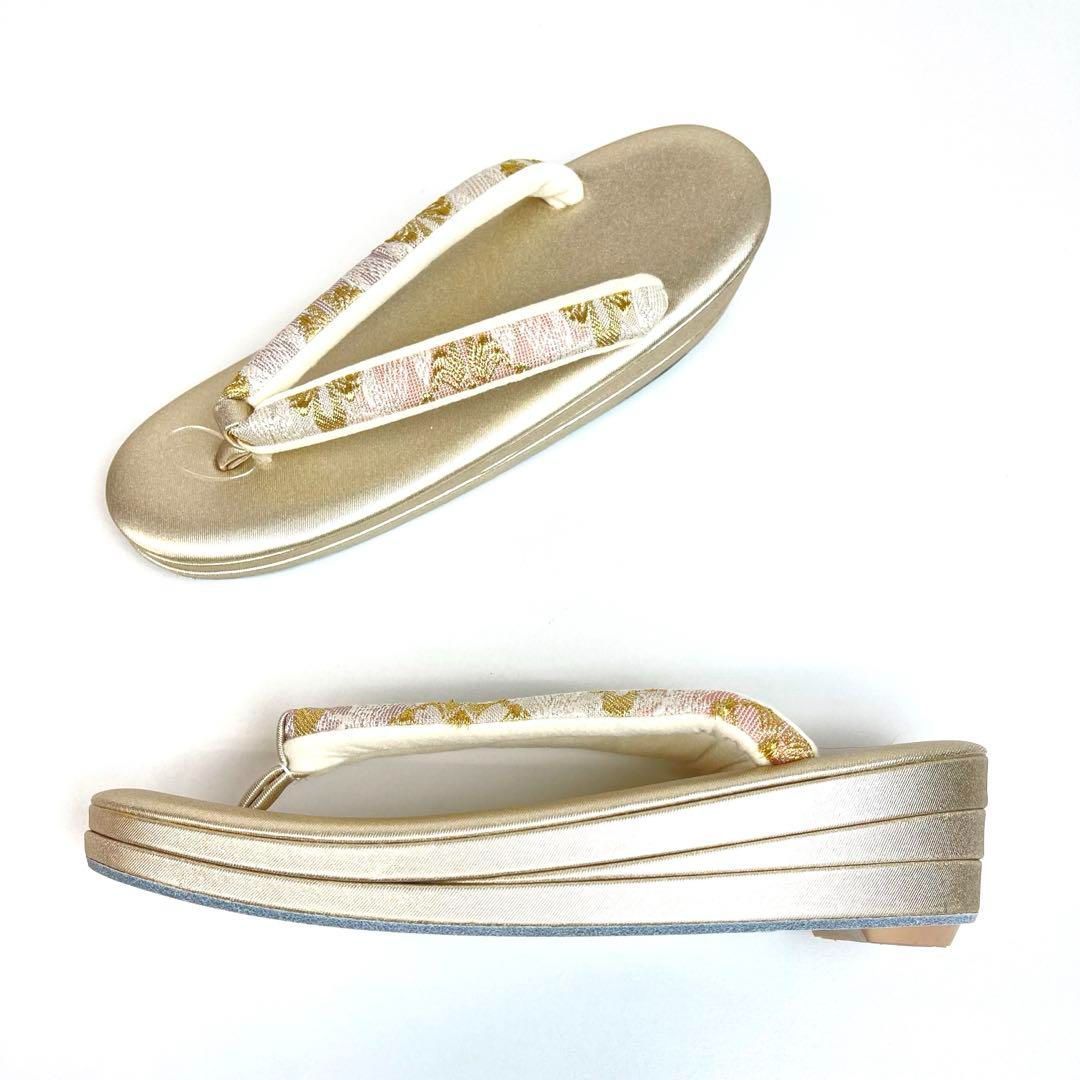 新品】沙織謹製 草履バッグセット 草履23cm 古典柄 帯地 03019 新品