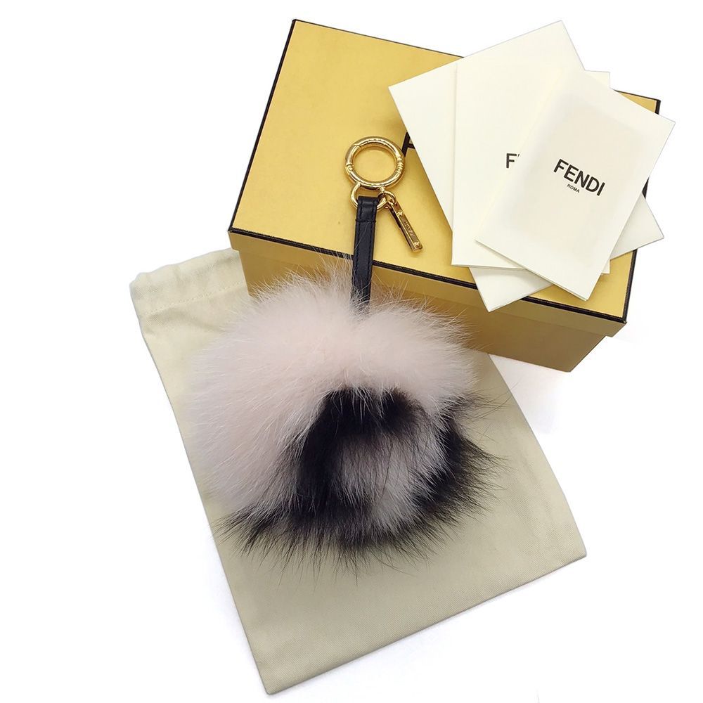 FENDI フェンディ ポンポンチャーム バッグチャーム ファー フォックス