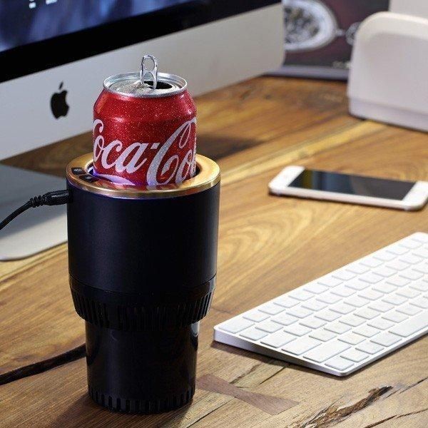 ドリンクホルダー 車載 保冷 保温 温冷 ポータブル 飲み物 カー用品 車載用品 ドリンククーラー ウォーマークーラー 自動温度制御搭載 車 BRIGHTFACE_UK