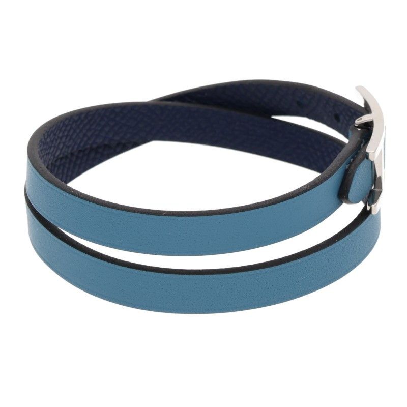 エルメス ビーアピ ドゥブルトゥール レザーブレスレット メンズ T5 WWW_SHINETEETH_COM