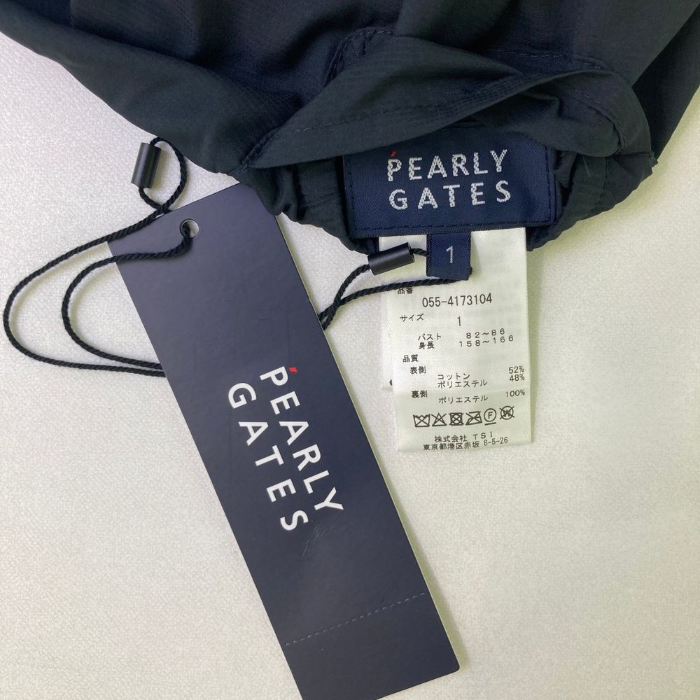 サイズ：1 PEARLY GATES パーリーゲイツ 2024年 リバーシブルベスト 総柄 ホワイト系 [240101499434] ゴルフウェア レディース ストスト サイズ：1 PEARLY GATES パーリーゲイツ 2024年 リバーシブルベスト 総