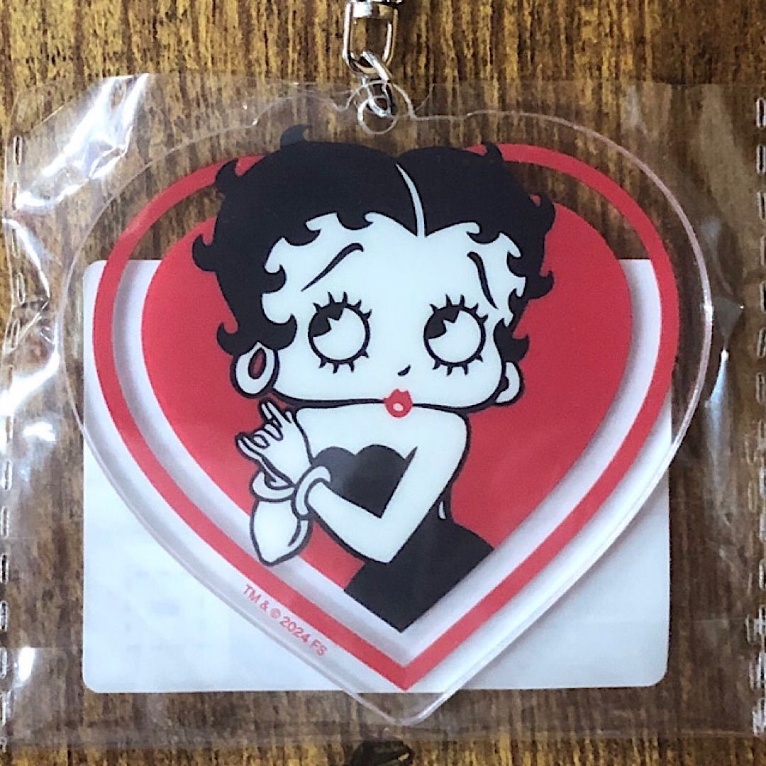 ベティちゃんアクリルセット 空瓶、ベティちゃん シャンパンボトル