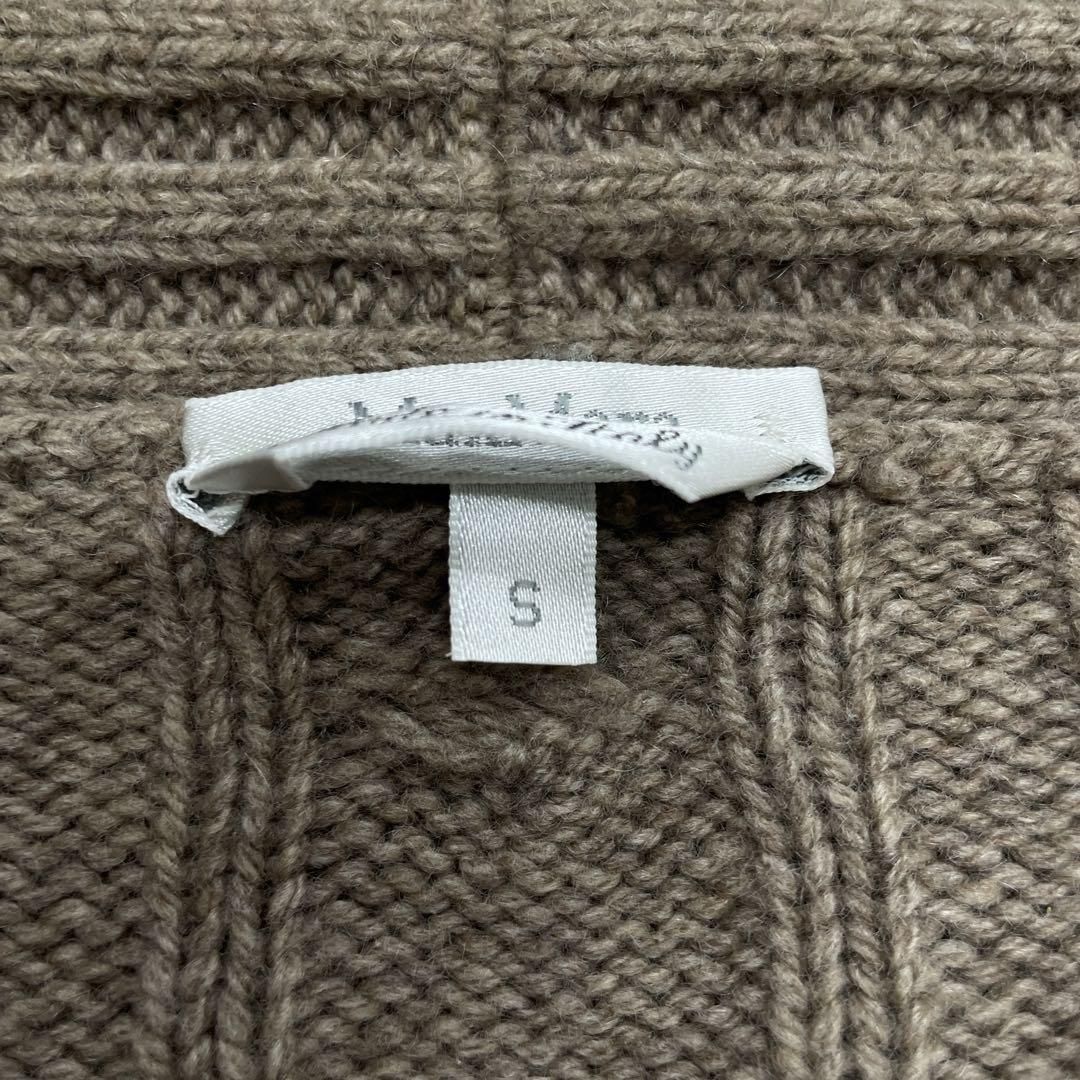 MaxMara マックスマーラ ガウンカーディガン ケーブル ニット ショール