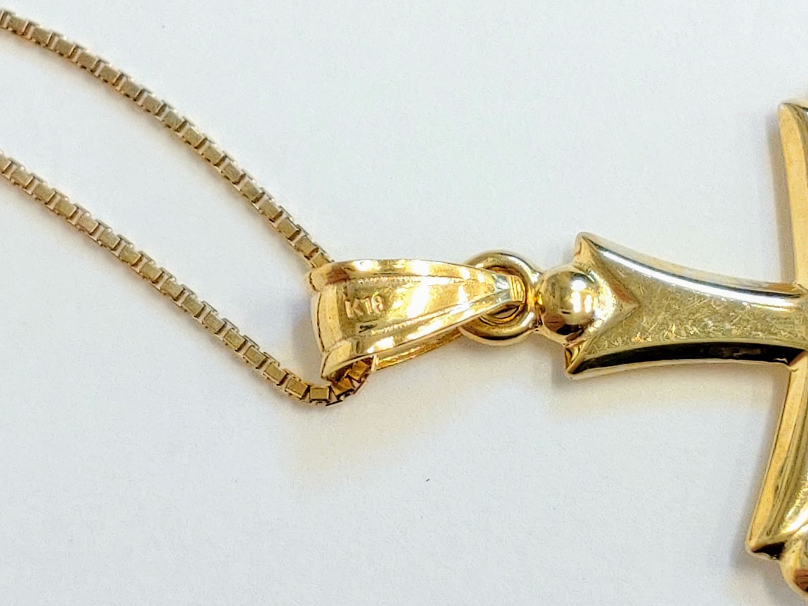K18 クロスペンダント ネックレス【No.917/991】 - メルカリ