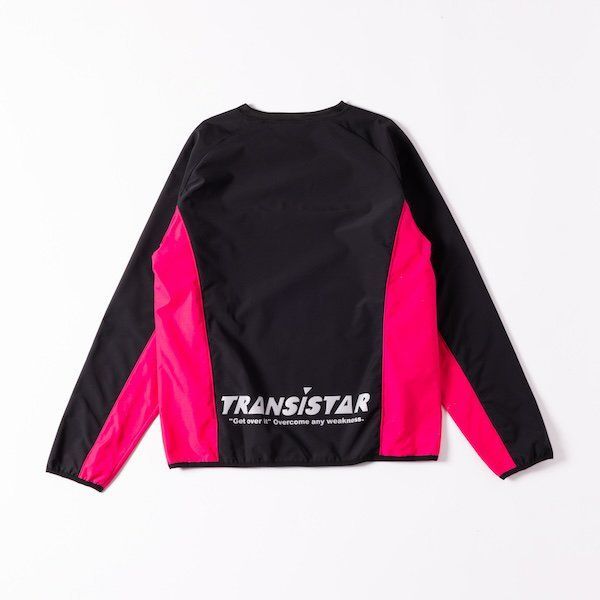 ピステシャツ ブラック ピンク -05 Mサイズ