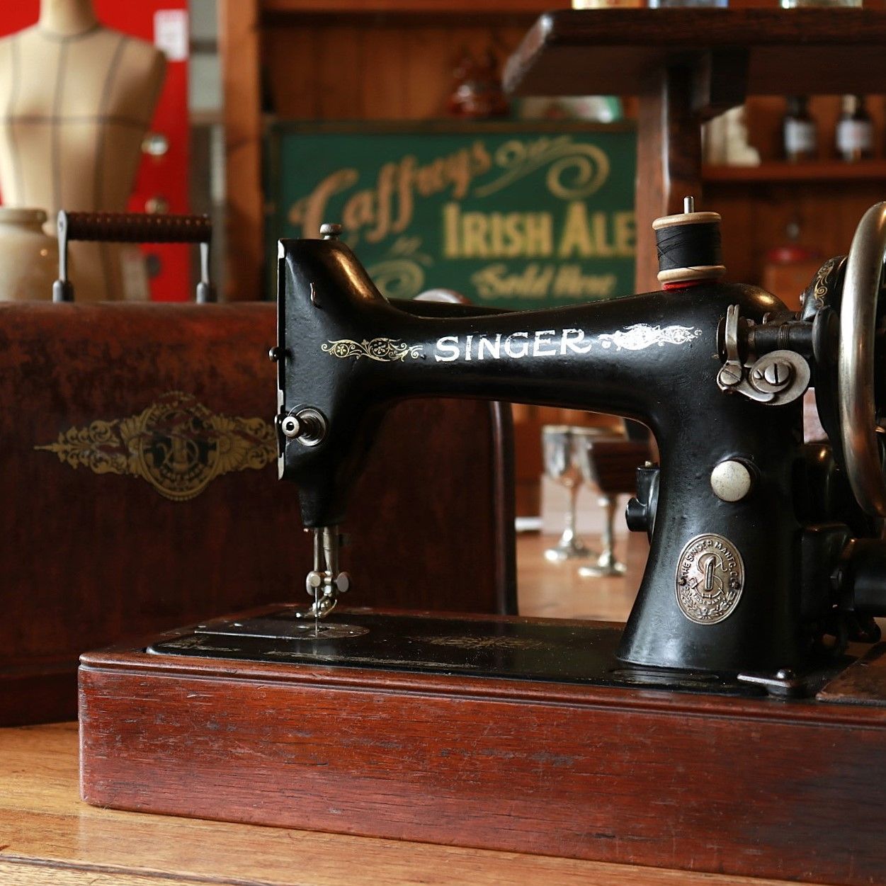 ヴィンテージ SINGERミシンライト ヴィンテージ singer シンガー