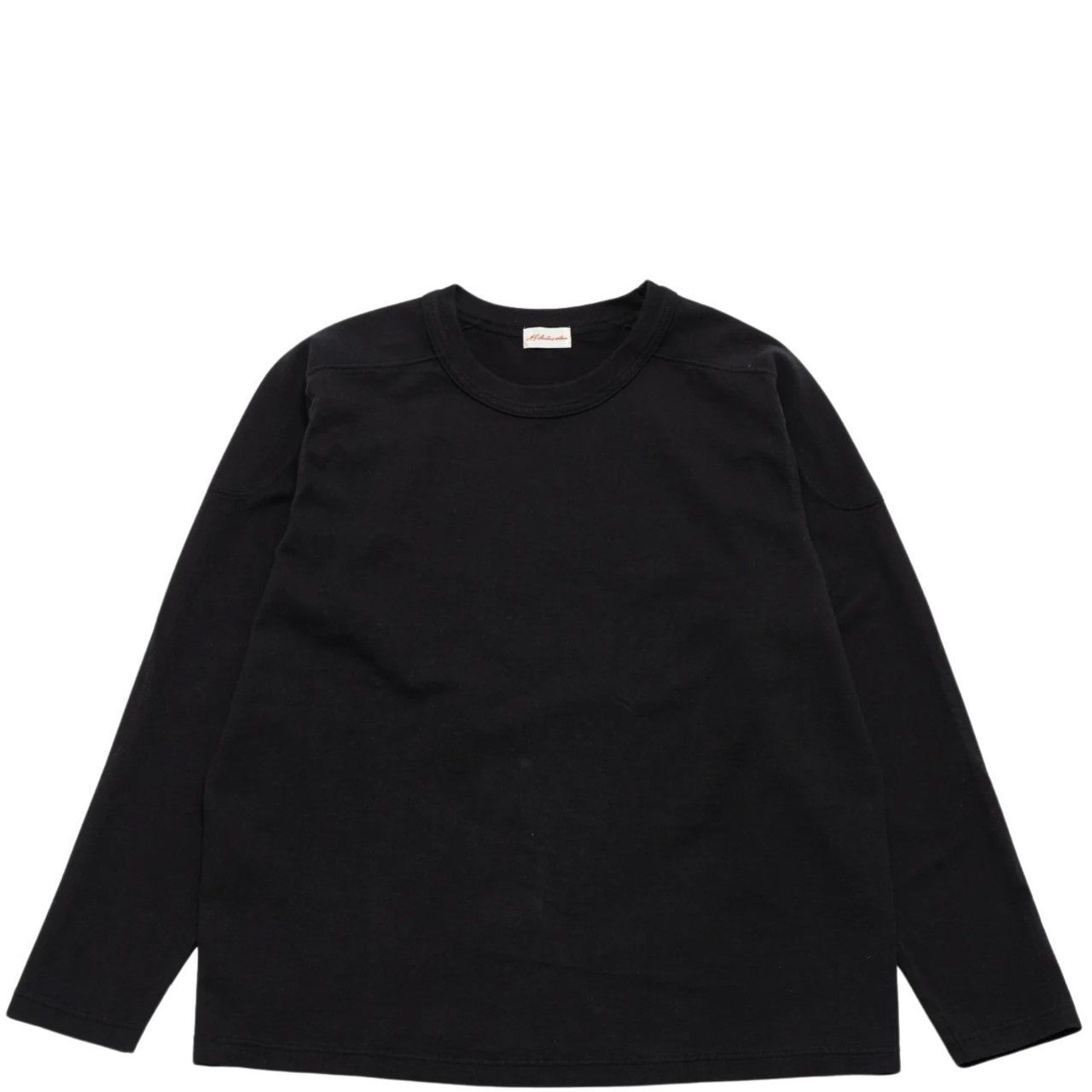 A.G.SPALDING&BROS / L/S FOOTBALL TEE  BLACK