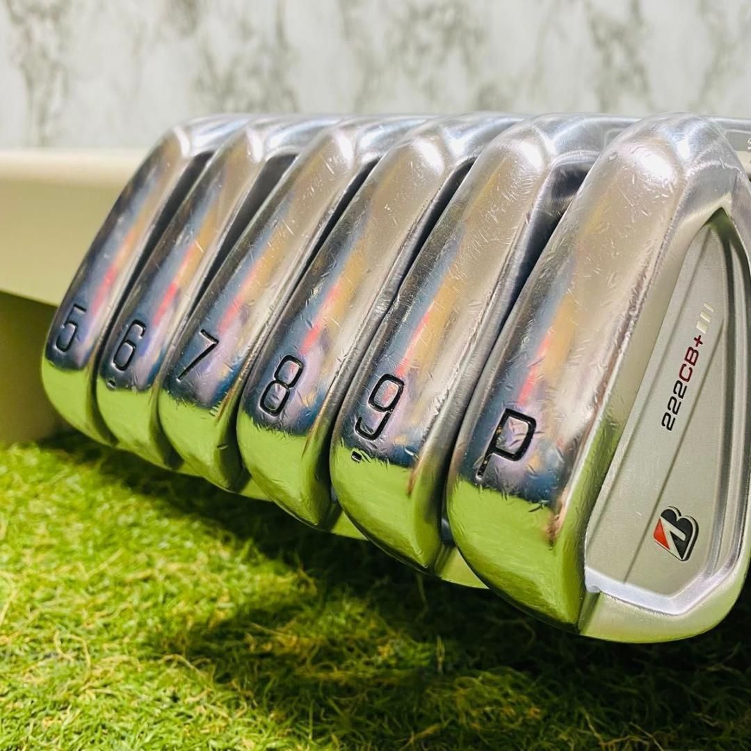 【良品】初心者推奨 ブリヂストン 222CB+ メンズアイアンセット 6本 S 良品】初心者推奨 ブリヂストン 222CB+ メンズアイアンセット 6