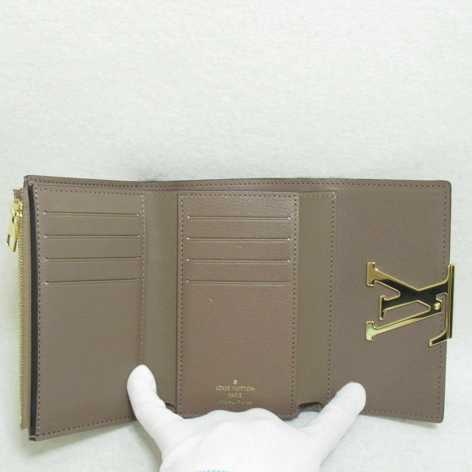【極美品✨鑑定済】ルイヴィトン カプシーヌ XS 三つ折 財布 ICチップ付【極美品】 ルイヴィトン カプシーヌ XS ガレ 三