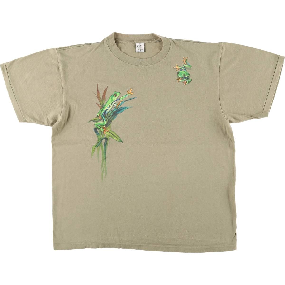 古着 80~90年代 シマウマ柄 アニマルTシャツ メンズL相当 ヴィンテージ /eaa481551 【SS2506_30】 古着 80～90年代 シマウマ柄 アニマルTシャツ メンズL相当