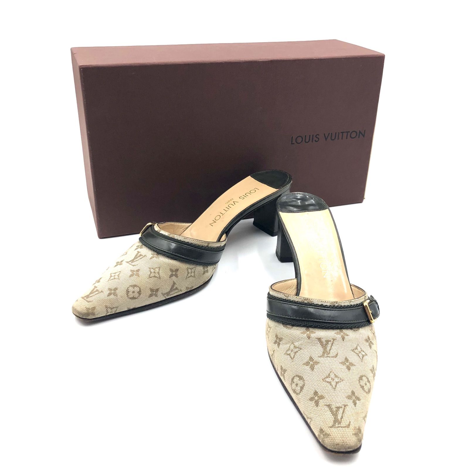 LOUIS VUITTON ルイヴィトン モノグラムミニ カーキ オープン