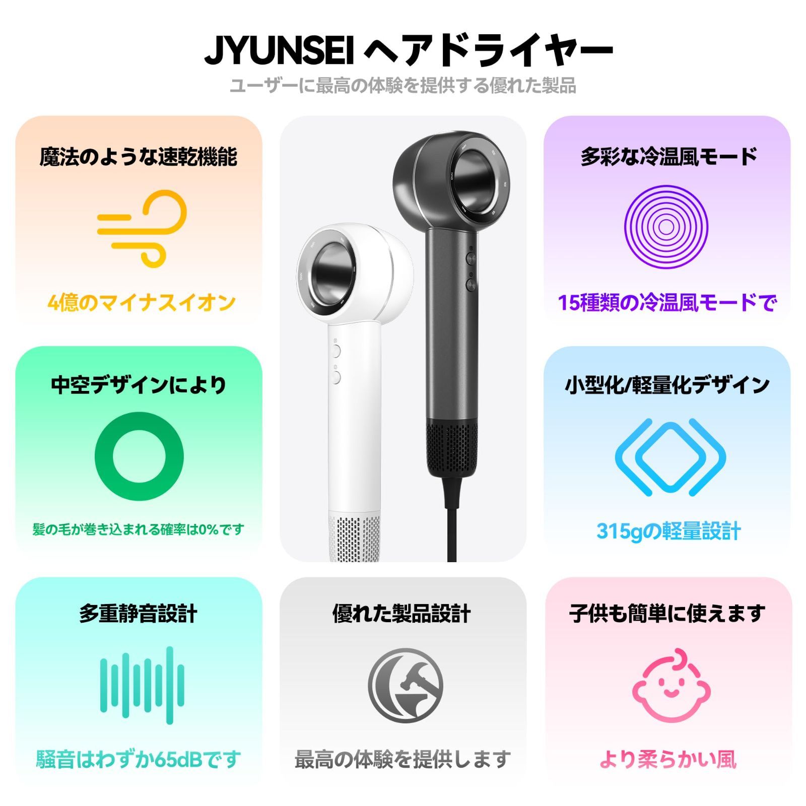 コンパクト 5段階温度調整