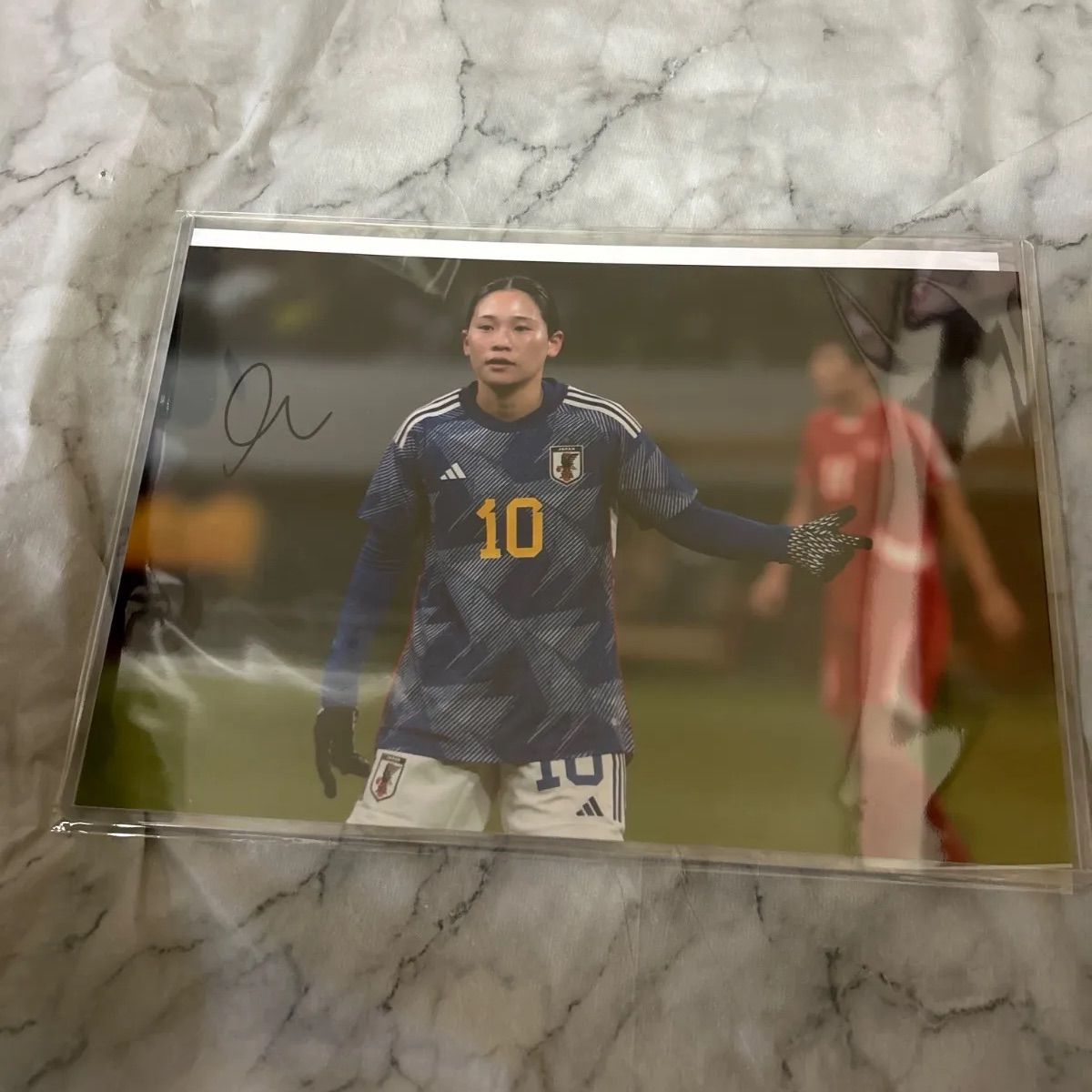 なでしこジャパン 長野風花 直筆サイン入りフォト - メルカリ