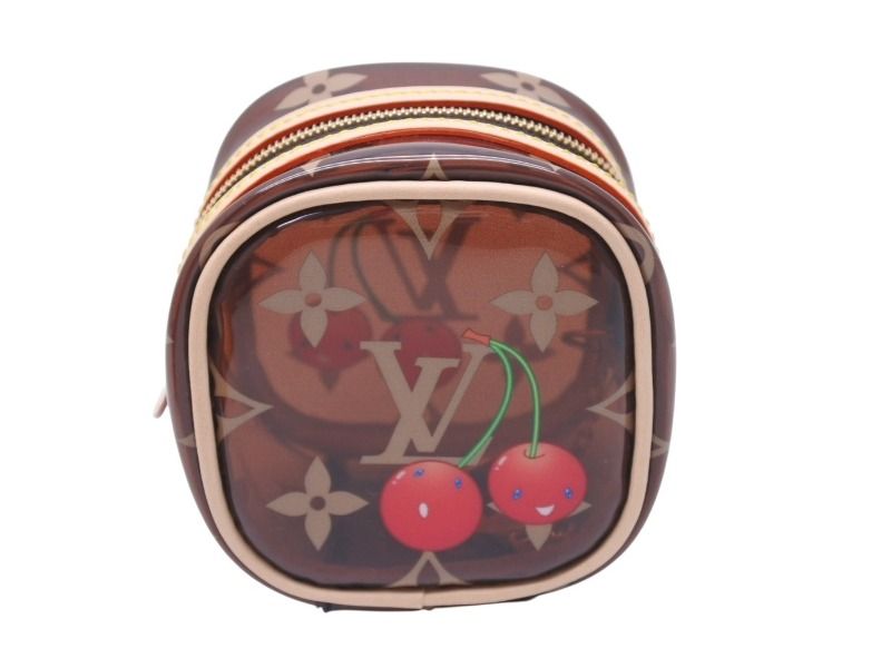 ルイヴィトン　村上隆　ポルトモネ　キューブ　チェリーブラウン　M14943 新品 新品未使用 LOUIS VUITTON ルイヴィトン モノグラム チェリー