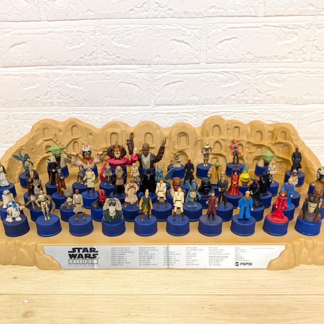 【レア】STAR WARSペプシボトルキャップコレクション　不足 被りあり現状品 レア】STAR WARSペプシボトルキャップコレクション 不足 被りあり現状