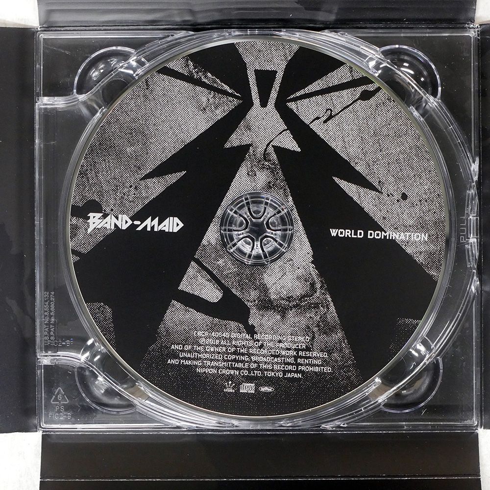 cluppo BAND-MAID 限定盤CD 帯付き 帯 国内盤 BAND-MAID/ワールドドミネイション/CROWN STONES