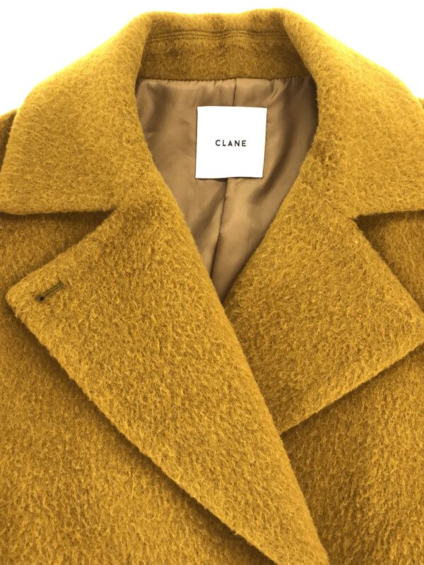 CLANE OVER LINE DOUBLE COAT マスタード 1 コート 松本恵奈のMUST BUY- 10月7日（金）発売の