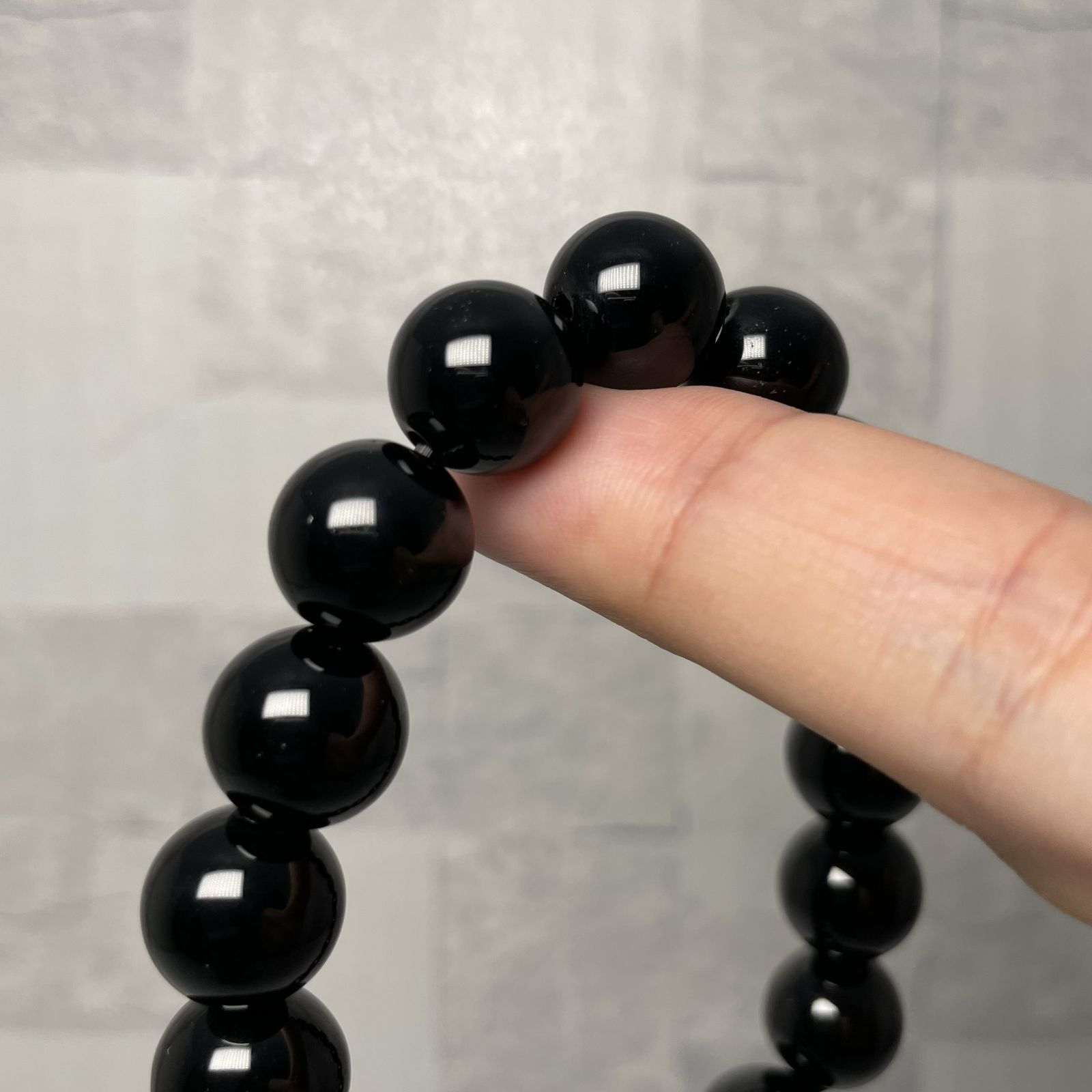 魔除け・邪気払いの最強パワーストーン】 モリオン ブレスレット