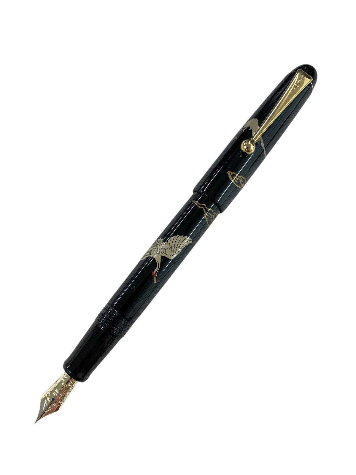 パイロット 平蒔絵 鶴 FK-3MP-T 万年筆 F ブラック ITUGD1MFUQYW