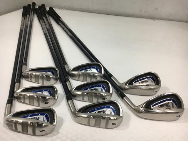即決 お買い得品！中古 (7本)アクセル BL アイアン 2016 6〜9.P.A.S