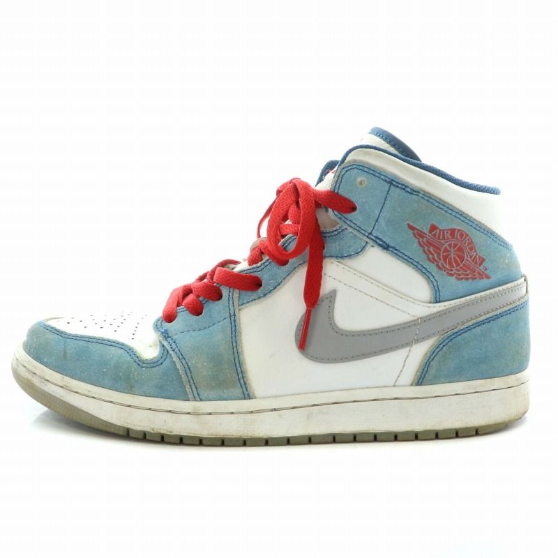 ナイキ NIKE 22AW Air Jordan 1 Mid SE White Hyper Royal Red ナイキ NIKE 22AW Air Jordan 1 Mid SE White Hyper Royal Red