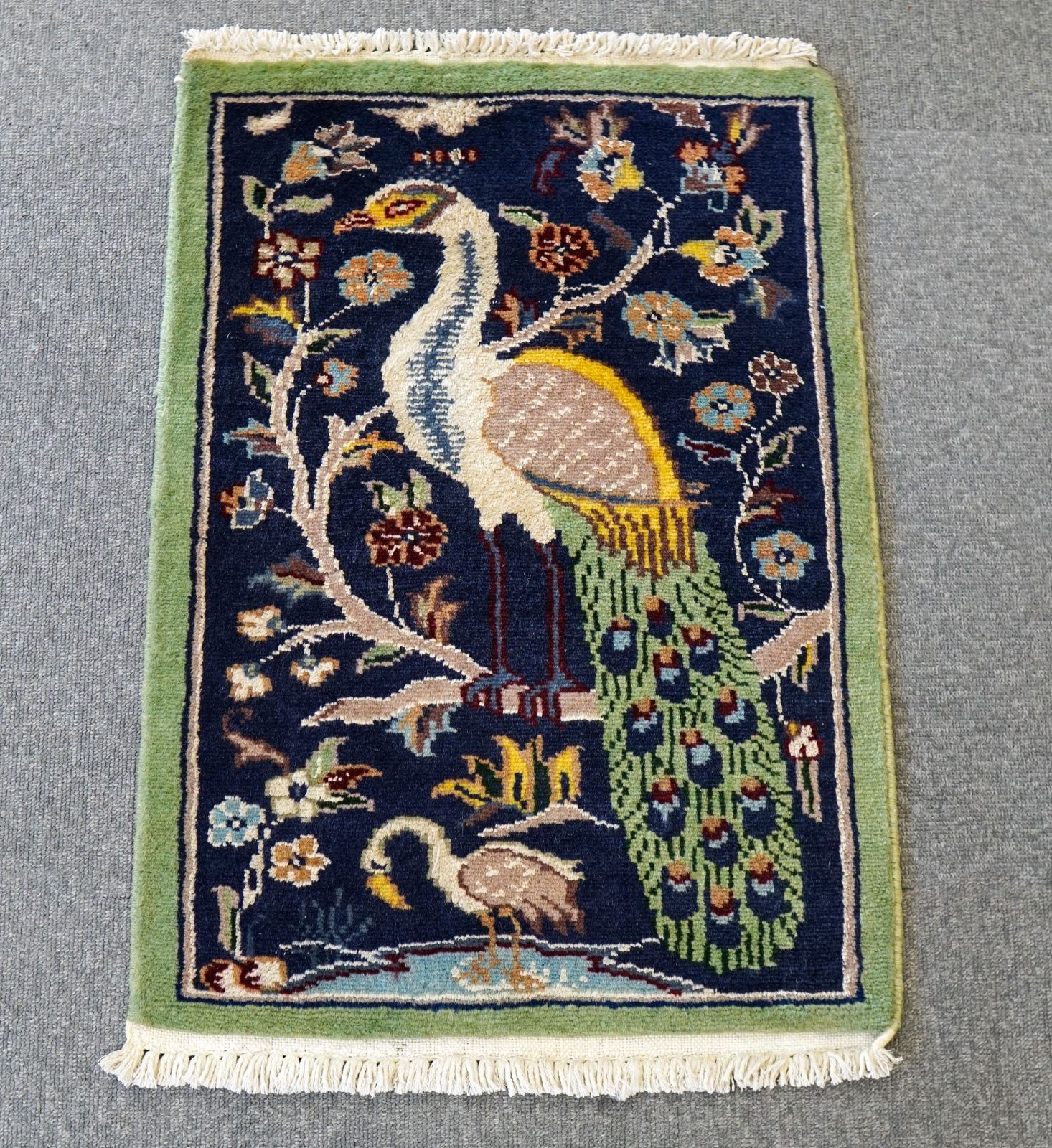 超大判 ヴィンテージラグ オーバーダイ オリエンタル トルコ ウシャク