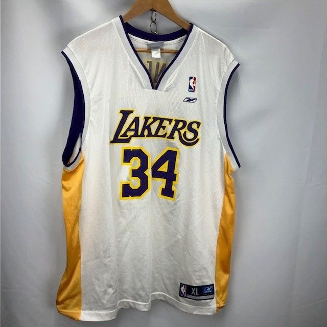 REEBOK TEAM APPAREL LAKERS 34 O'NEAL スウィングマン ユニフォーム