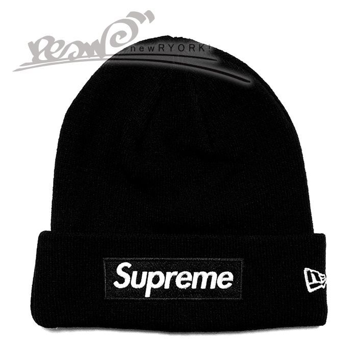 送料無料 メンズ ニットキャップ ブラック Supreme シュプリーム New Era Box Logo Beanie FW23BN26  シュプリームニューエラコラボボックスロゴニットキャップ se1203r - メルカリ