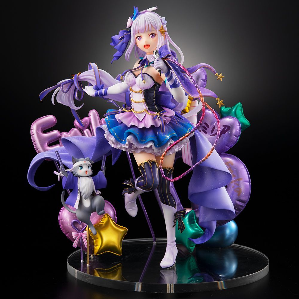 渋谷スクランブルフィギュア Re:ゼロから始める異世界生活 エミリア - アイドルVer- 1/7スケールフィギュア - メルカリ