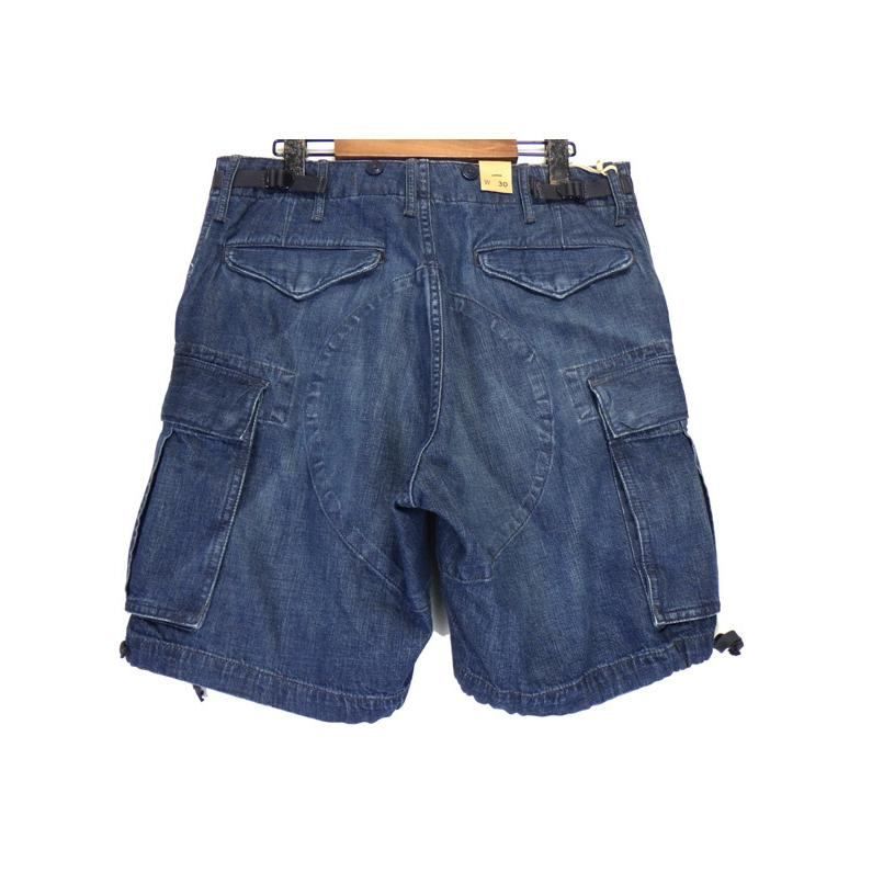 【新品タグ付き】RRL ダブルアールエル　デニムショートパンツ RRL ダブルアールエル Regiment レジメント デニム カーゴ