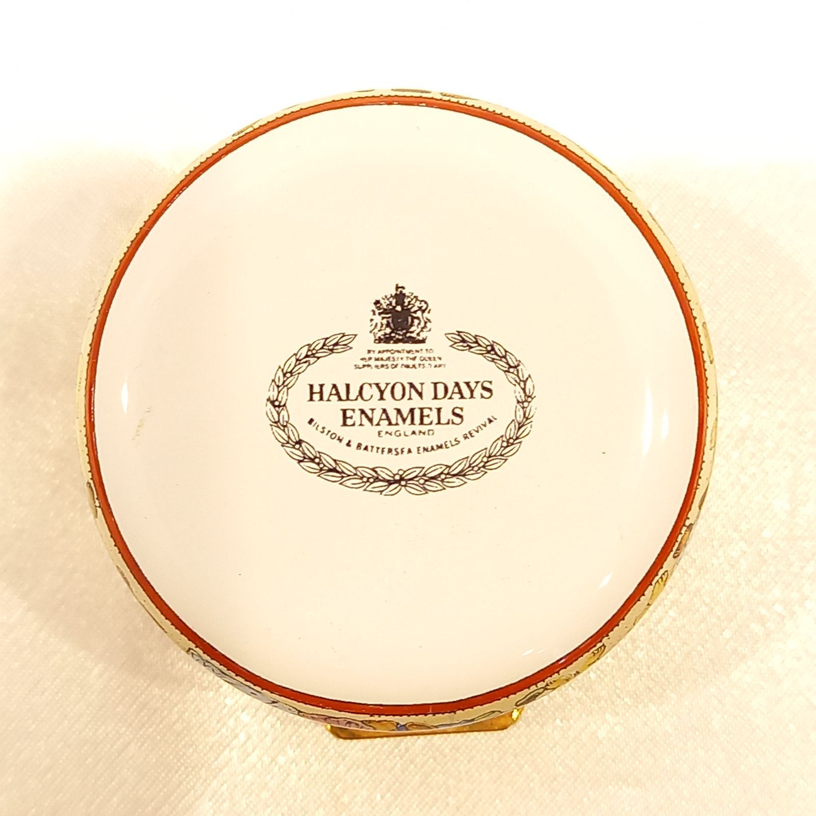 HALCYON DAYS ハルシオンデイズ 小物入れ スノーマン 雪だるま HALCYON DAYS ハルシオンデイズ イギリス 小物入れ 1997 クマ
